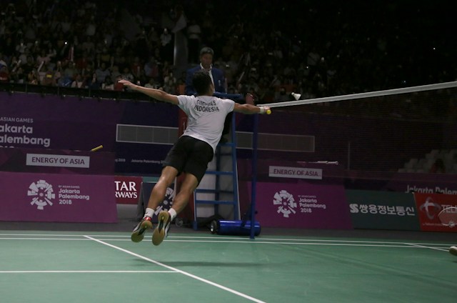 Badminton player at Asian Games